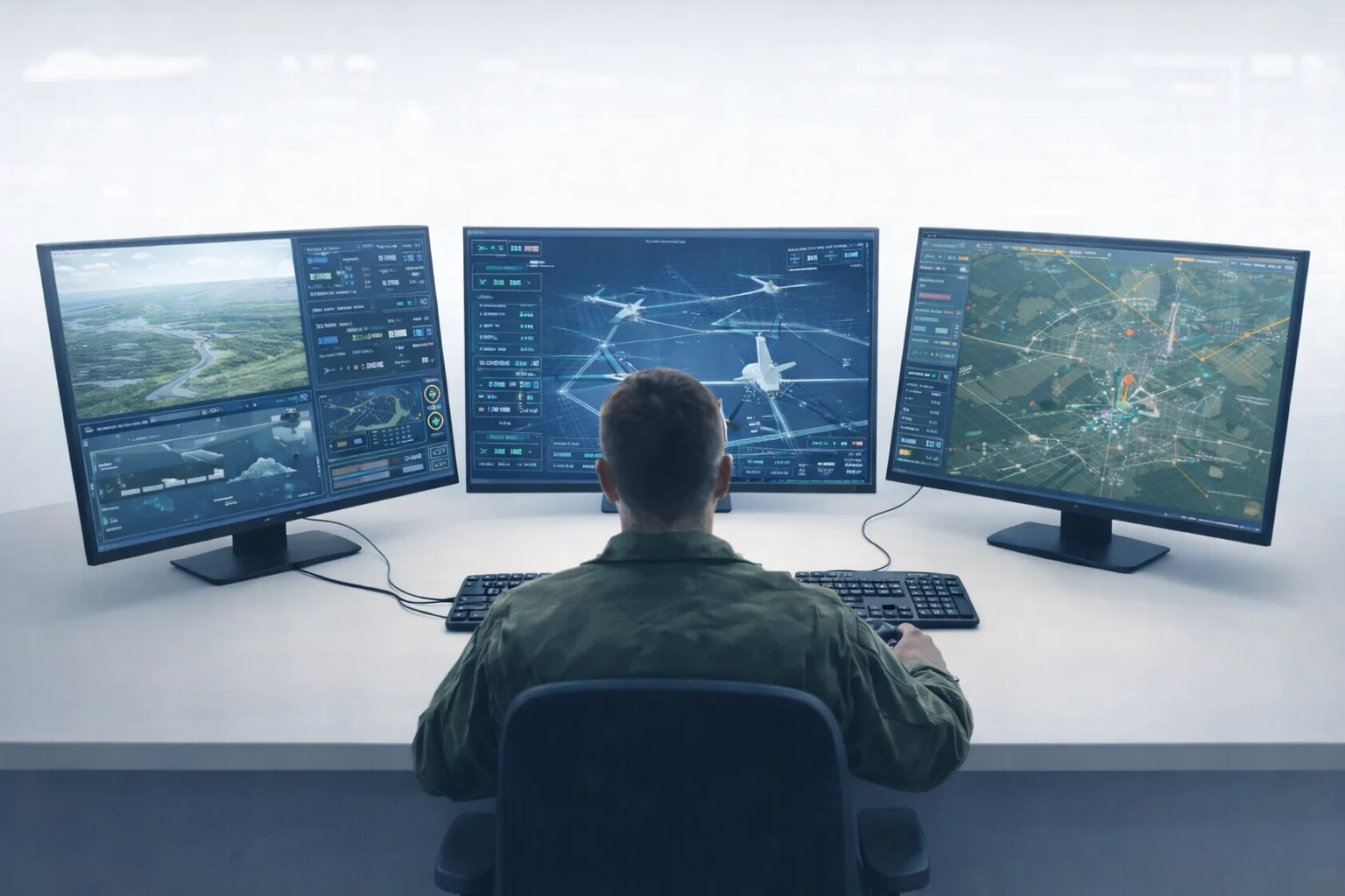 DRONE COUNTERMEASURES CONTROL CENTER